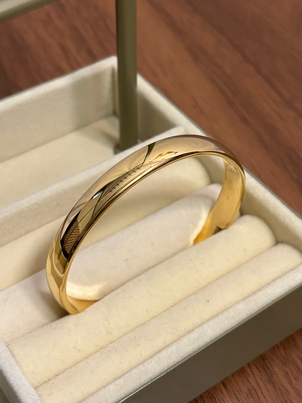 MVMT Polished Gold Women's Bangle Bracelet